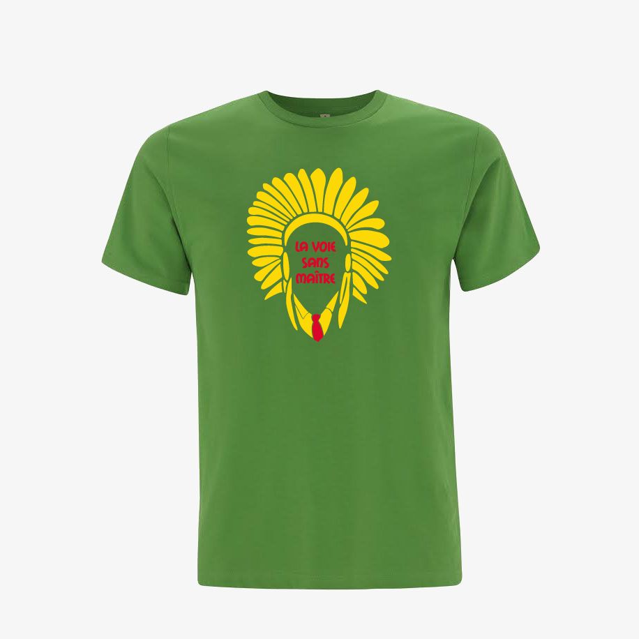 T-shirt homme « La voix sans maître », Tissu vert