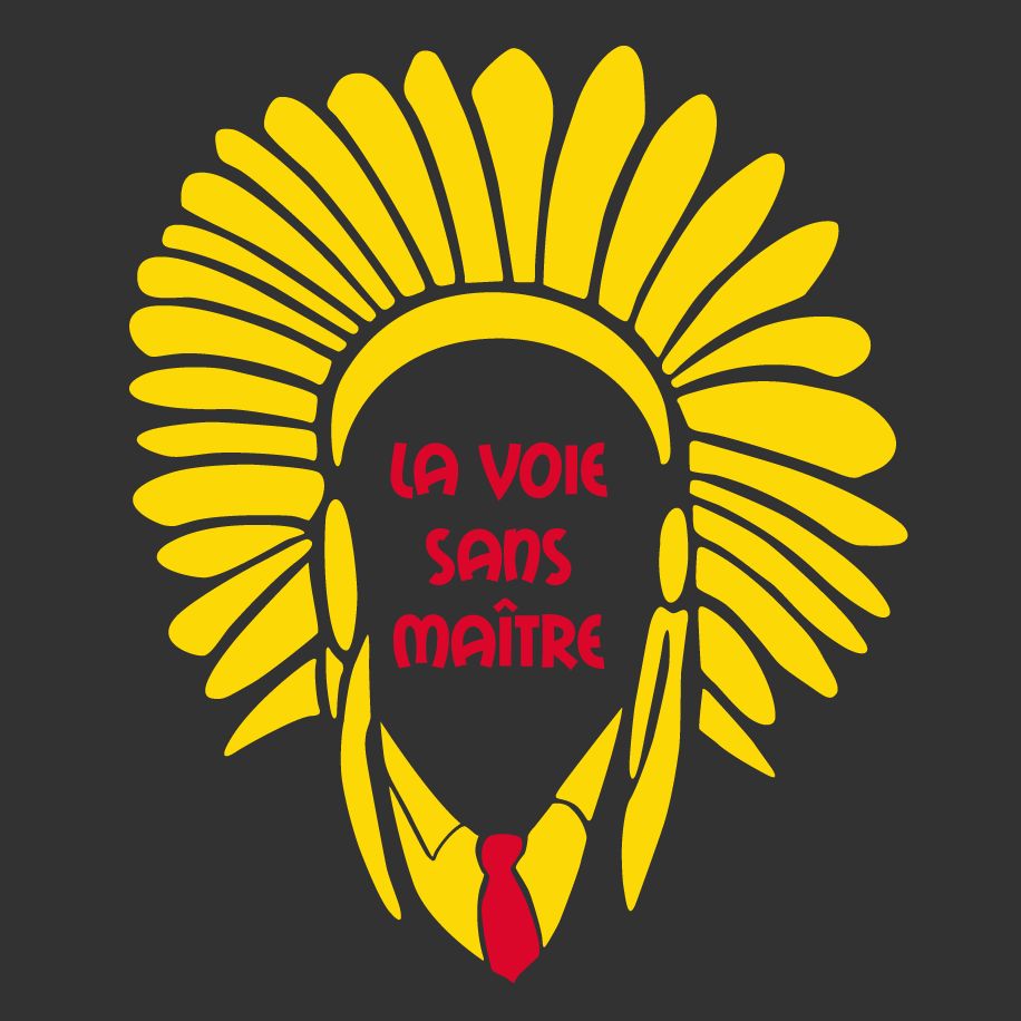 T-shirt homme « La voix sans maître », Tissu gris