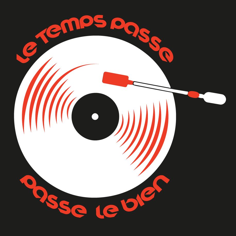 T-shirt homme « Le temps passe, passe-le bien », Tissu noir