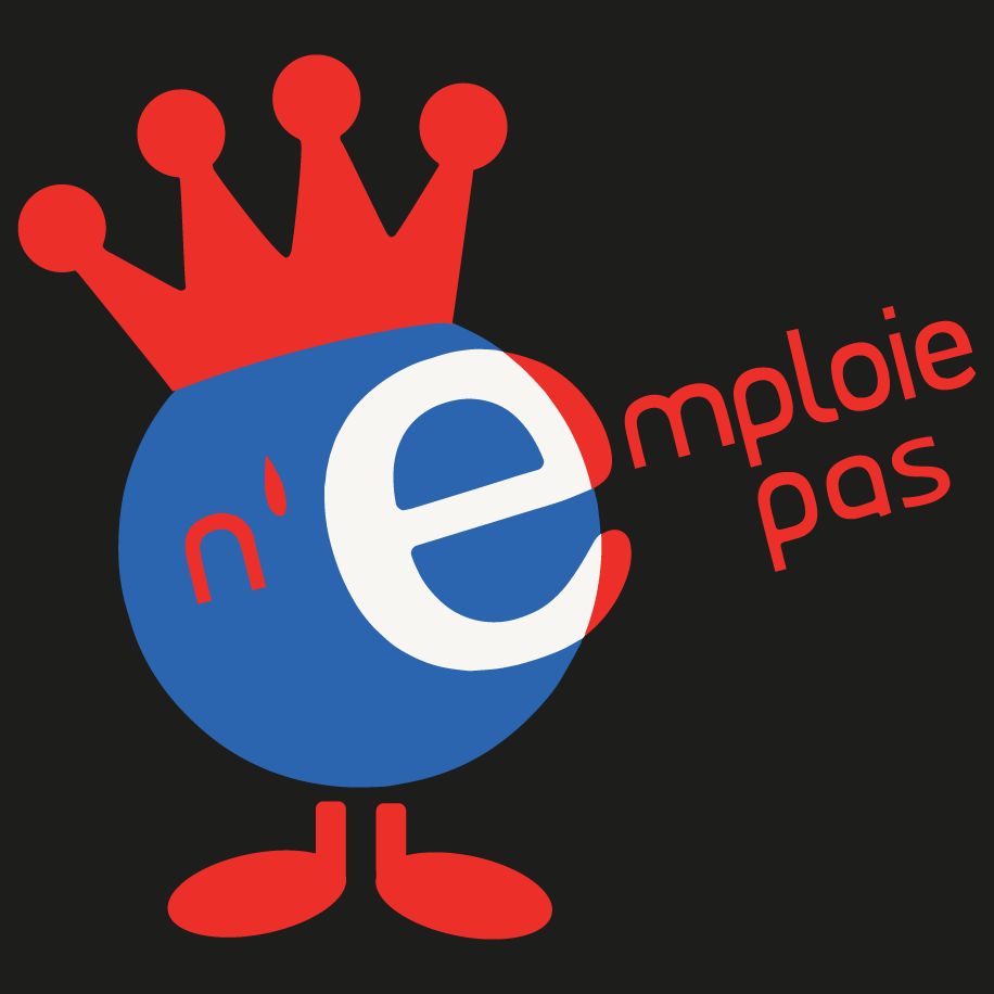 T-shirt homme « Paul n’emploie pas », Tissu noir